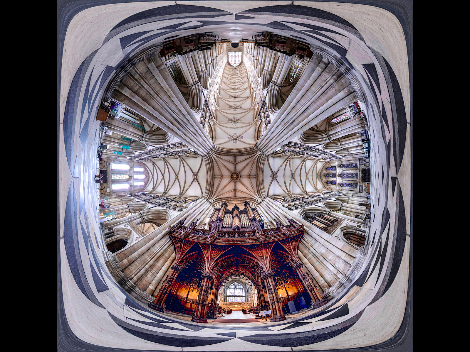 1st: UNDER THE TRANSEPT CROSSING by Mark Caldwell