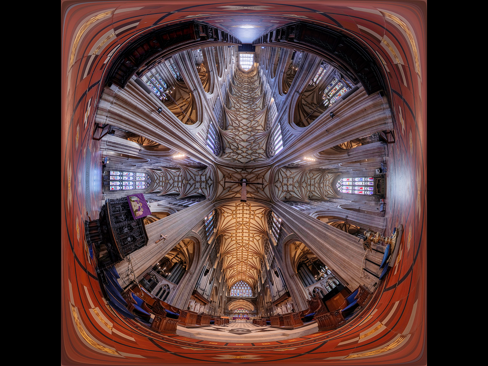 1st: UNDER THE TRANSEPT CROSSING by Mark Caldwell